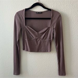 Zara Ribbed Top